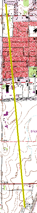 Topographic overlay showing link between Node 1 and GTMC Hastings